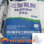 Hóa chất Melamine (Melamin) C3H6N6 99%, Trung Quốc, 25kg/bao